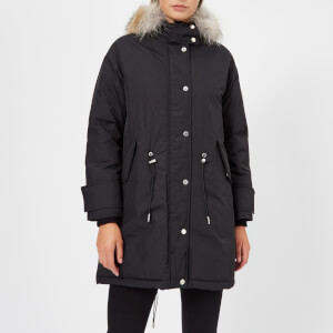 Belstaff Women's Chantrey Down Fur Trim Coat - Black
