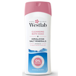 Westlab Cleansing Bath Soak with Pure Himalayan Salt Minerals 400ml