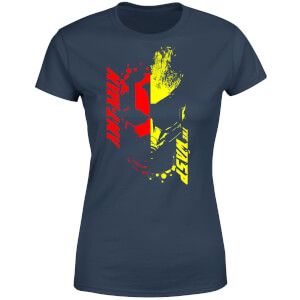 Ant-Man And The Wasp Split Face Damen T-Shirt - Navy Blau