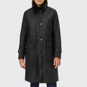 Barbour floree wax coat black Clearance