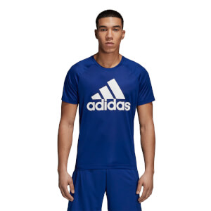 adidas Men's D2M Logo T-Shirt