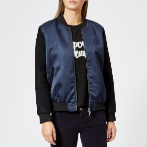 Emporio Armani Women's Short Bomber Jacket - Navy