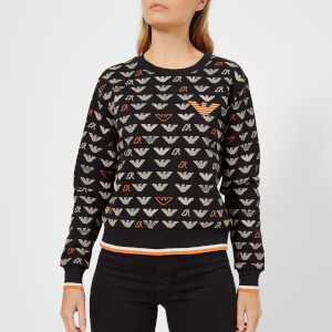 Emporio Armani Women's Logo Jumper - Multi