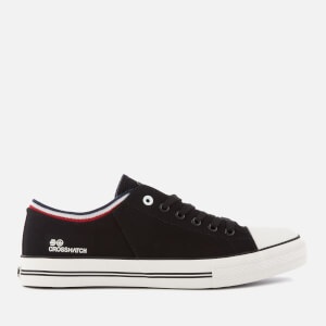 Crosshatch Men's Rotherham Plimsolls - Black