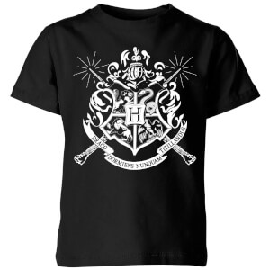 Harry Potter Hogwarts House Crest Kids' T-Shirt - Black