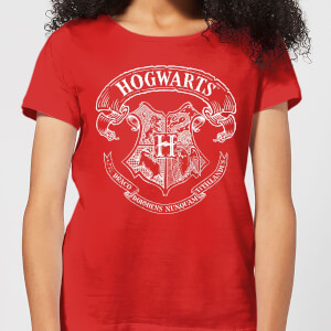 T-Shirt Femme Blason de Poudlard - Harry Potter - Rouge