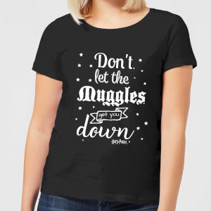 T-Shirt Femme Ne te Laisse pas Faire par les Modus - Harry Potter - Noir