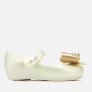 Mini Melissa Toddlers' Ultragirl Fairy Bow Ballet Flats - Pearl