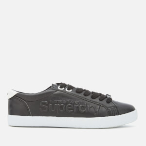 Superdry Women's Super Sleek Logo Lo Trainers - Black