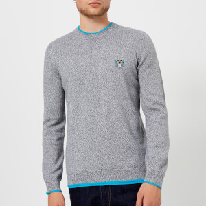 KENZO Men's Crew Knitted Basic Jumper - Dove Grey