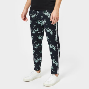 KENZO Men's Floral Pants - Navy Blue