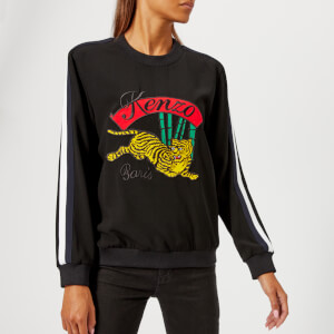 KENZO Women's Crepe Back Satin New Tiger Jumper - Black