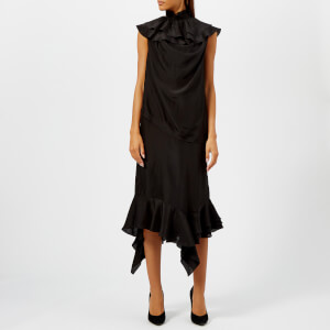 JW Anderson Women's Sleeveless Ruffle Dress - Black