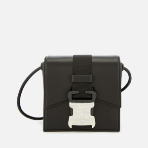 Christopher Kane Women's Mini Crystal Buckle Cross Body Bag - Black