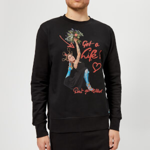 Vivienne Westwood Men's Organic Classic Felpa Round Neck Printed Sweatshirt - Black