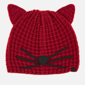 Karl Lagerfeld Women's Choupette Beanie - Rosewood