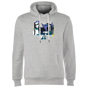 Marvel Knights Jessica Jones Comic Panels Hoodie - Grey