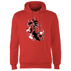 Marvel Knights Daredevil Layered Faces Hoodie - Red