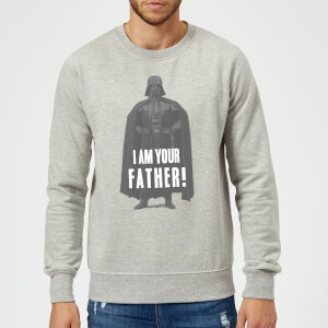 Star Wars Darth Vader I Am Your Father Pose Sweatshirt - Grey