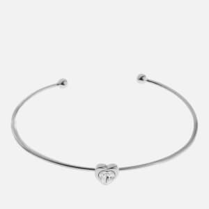 Ted Baker Women's Hasina Swarovski Crystal Heart Ultra Fine Cuff - Silver/Crystal