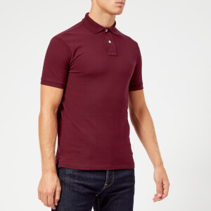 Polo Ralph Lauren Men's Short Sleeve Slim Fit Polo Shirt - Classic Wine