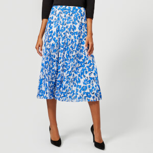 Whistles Women's Cordillia Print Pleated Skirt - White/Multi