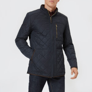 Joules Men's Derweant Quilted Jacket - Marine Navy