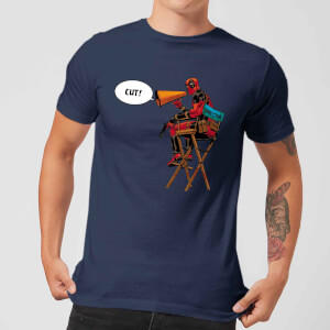 T-Shirt Homme Deadpool Fait son Réalisateur Marvel - Bleu Marine