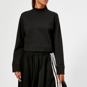 Y-3 Women's Stacked Logo High Neck Sweatshirt - Black