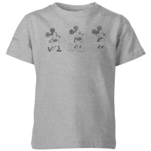 Disney Evolution Three Poses Kids' T-Shirt - Grey
