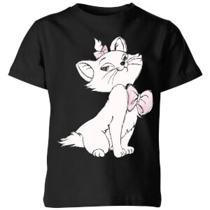 Disney Aristocats Marie Kids' T-Shirt - Black