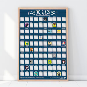 100 Games Bucket List Poster