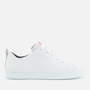 Camper Men's Runner Leather Low Top Trainers - White Natural