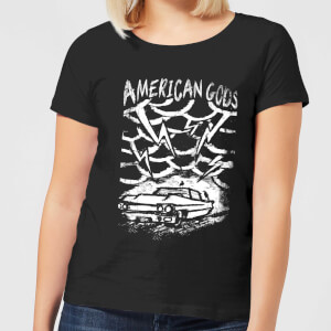 American Gods Car Storm Women's T-Shirt - Black