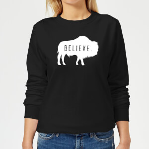 American Gods Believe Buffalo Women's Sweatshirt - Black