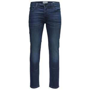 Only & Sons Men's Loom 0431 Slim Fit Jeans - Dark Blue Denim