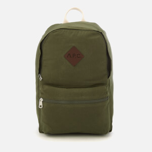 A.P.C. Men's Sadie Backpack - Kaki Militare