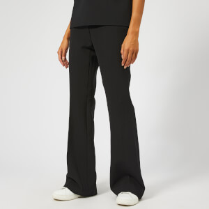 Victoria, Victoria Beckham Women's Sponge Wool Blend Triple Stitch Pants - Black