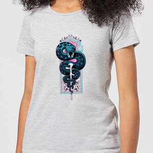 Harry Potter Neon Basilisk Women's T-Shirt - Grey