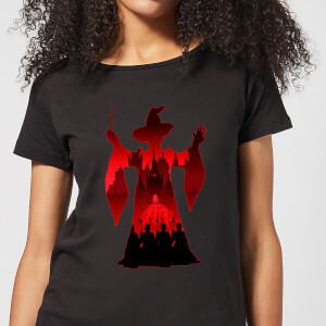 Harry Potter Minerva McGonagall Silhouette Women's T-Shirt - Black