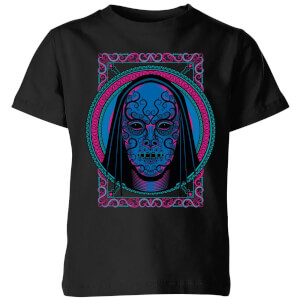 T-Shirt Enfant Masque Mangemort Néon - Harry Potter - Noir
