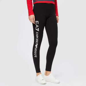 Emporio Armani EA7 Women's Train Logo Leggings - Black