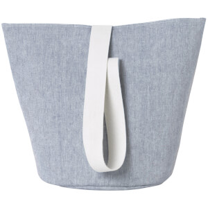 Ferm Living Basket with Webbing Strap - Medium - Blue