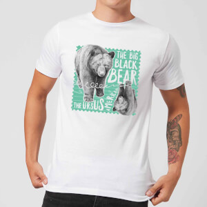 Natural History Museum The Big Black Bear Men's T-Shirt - White