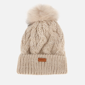 Barbour Women's Bridport Pom Beanie - Beige