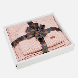 barbour hat and gloves set