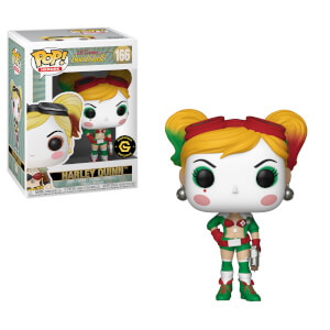 DC Bombshells - Harley Quinn Natalizia Figura Pop! Vinyl Esclusiva My Geek Box