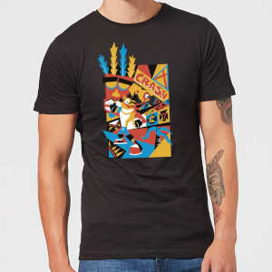Crash Bandicoot Geo Men's T-Shirt - Black