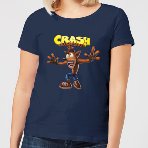 Crash Bandicoot Crazy Women's T-Shirt - Navy