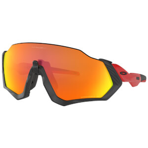 Oakley Flight Jacket Polarised Sunglasses - Redline/Prizm Ruby